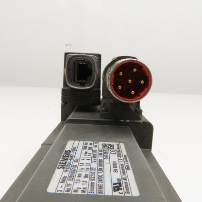 Siemens 1FK7034-5AK71-1DH5 330V 3Ph Servo Motor 10,000 RPM With Brake
