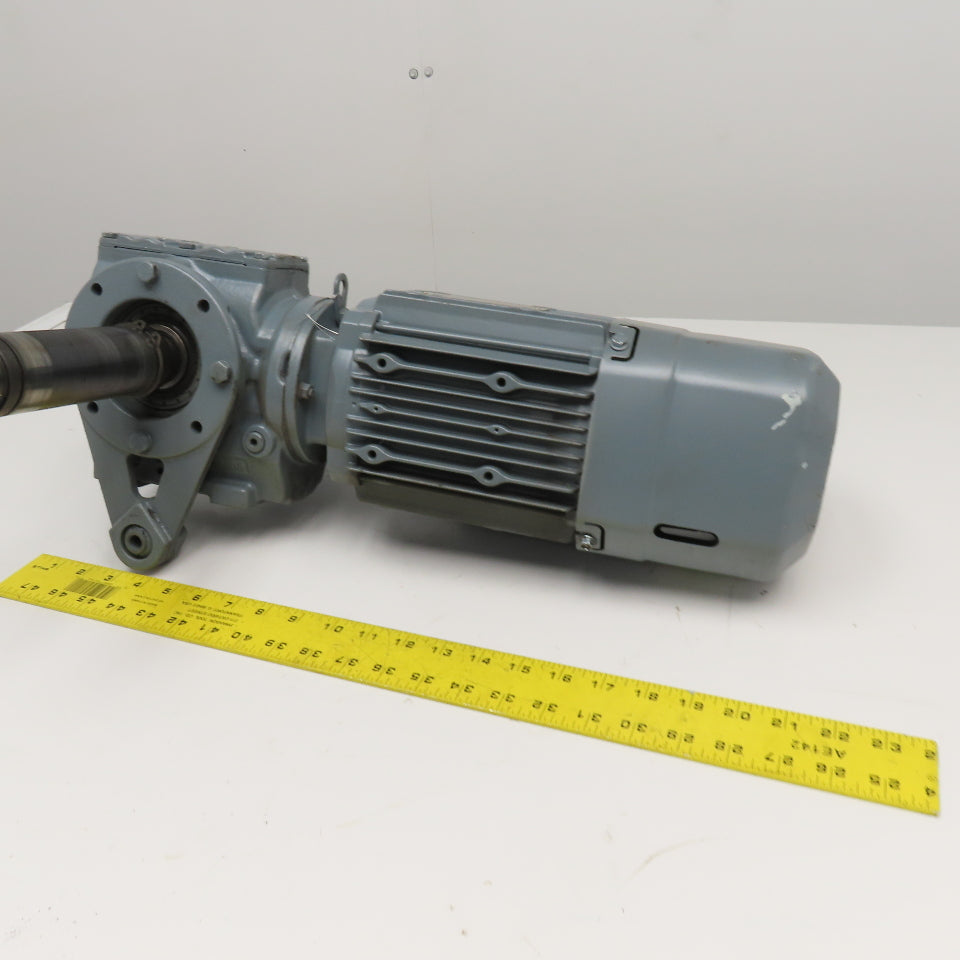Sew SH47/T DRE80M4BE1HF 0.75kW 1740RPM 200/380V 3Ph 12.10:1 Ratio Gear Motor