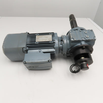 Sew SH47/T DRE80M4BE1HF 0.75kW 1740RPM 200/380V 3Ph 12.10:1 Ratio Gear Motor