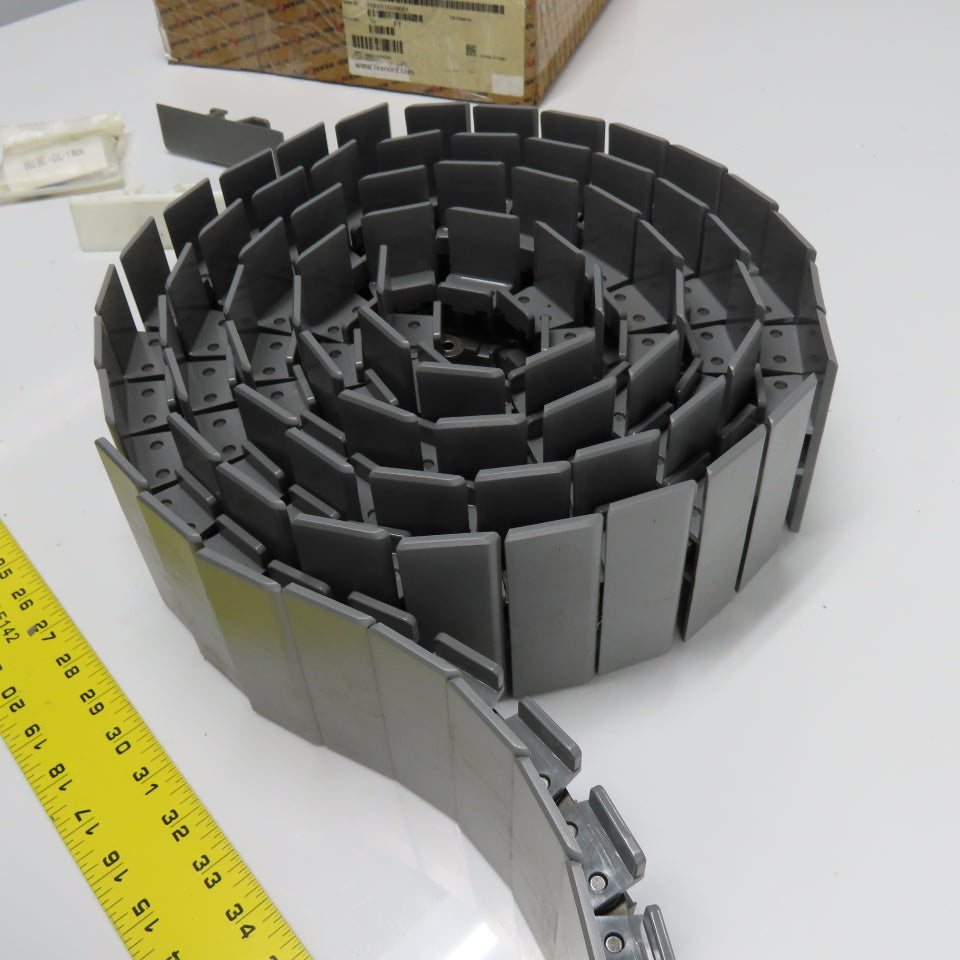 Rexnord D863T-K4.5 4-1/2" Wide Table Top Conveyor Chain 10' Long D863TAB-K4.5