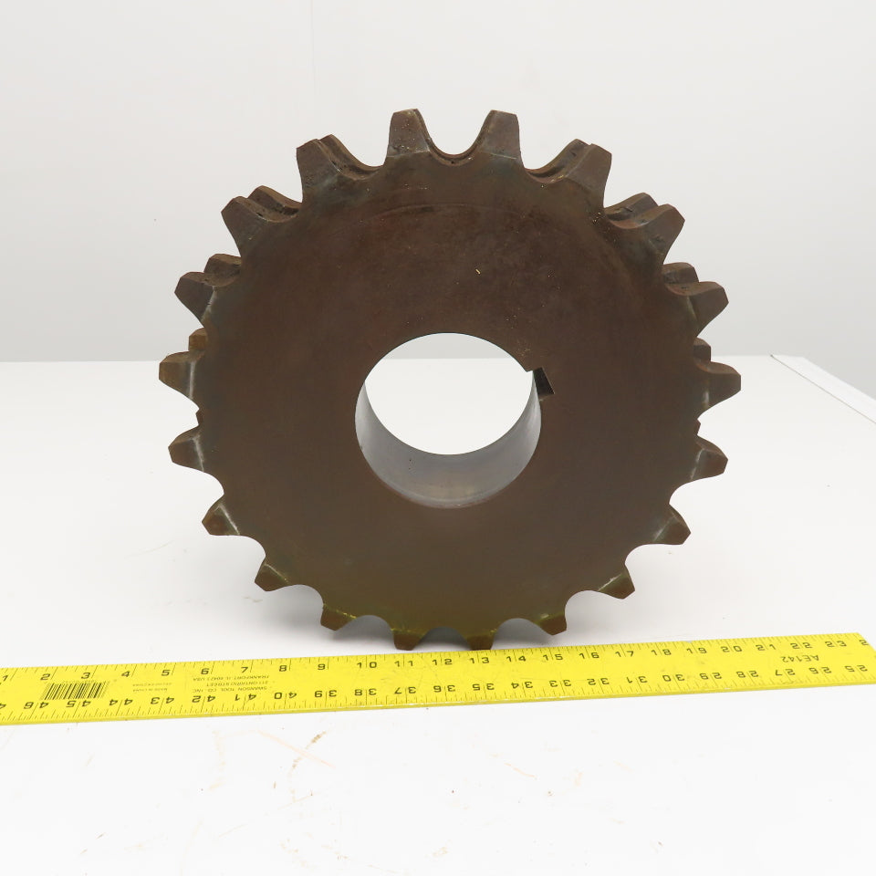 Browning S0-2116 #160-2 Two Strand Roller Chain Sprocket 20T 14" OD 4" Bore
