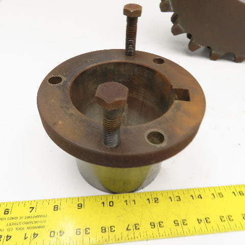 Browning S0-2116 #160-2 Two Strand Roller Chain Sprocket 20T 14" OD 4" Bore