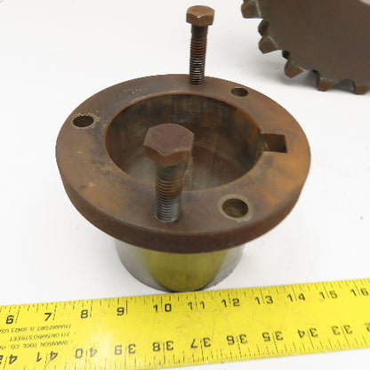 Browning S0-2116 #160-2 Two Strand Roller Chain Sprocket 20T 14" OD 4" Bore