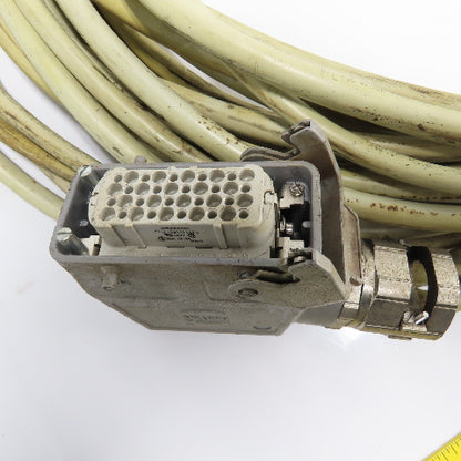 Harting C146-10B040 Female W/C146-10A040 Male 40 Pin Connectors 48' Cordset 600V