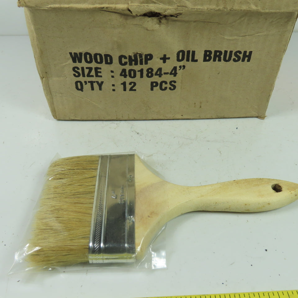 Weiler Style 4" Pro Chip & Oil Brush Lot Of 12