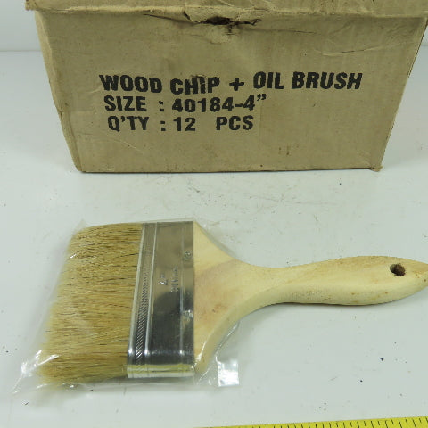 Weiler Style 4" Pro Chip & Oil Brush Lot Of 12