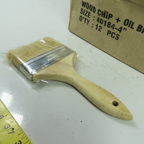 Weiler Style 4" Pro Chip & Oil Brush Lot Of 12