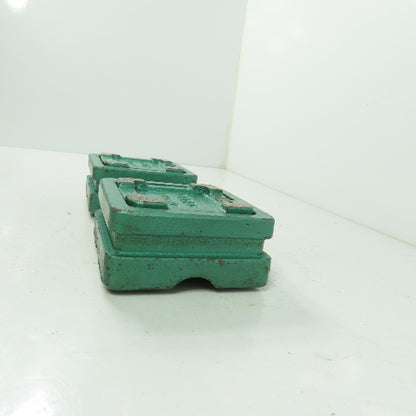 Rubert England Ball Bearing Machine Blocks 3-3/8" X 3-3/8" Lot Of 2