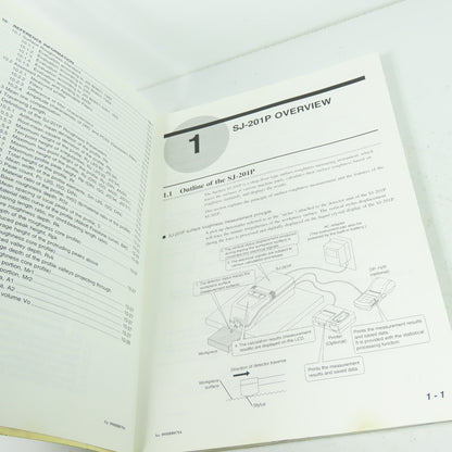 Mitutoyo SJ-201 Surface Roughness Tester User's Manual