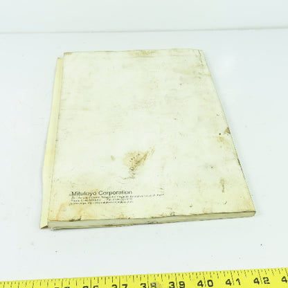 Mitutoyo SJ-201 Surface Roughness Tester User's Manual