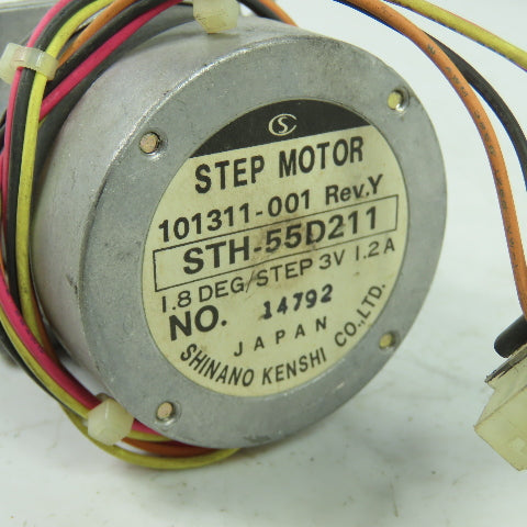Shinano kenshi STH-55D211 Step Motor 101311-011 Rev Y 1.8Deg/Step 3V 1.2A