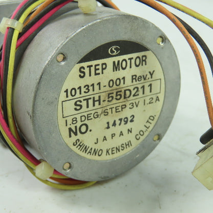Shinano kenshi STH-55D211 Step Motor 101311-011 Rev Y 1.8Deg/Step 3V 1.2A