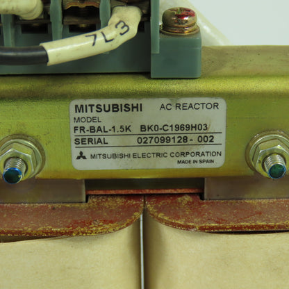 Mitsubishi FR-BAL-1.5K AC Reactor Line Transformer BKO-C1969H03