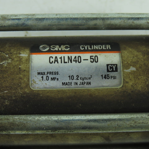 SMC CA1LN40-50 Double Acting Pneumatic Cylinder 40mm Bore 50mm Stroke 1.0MPa