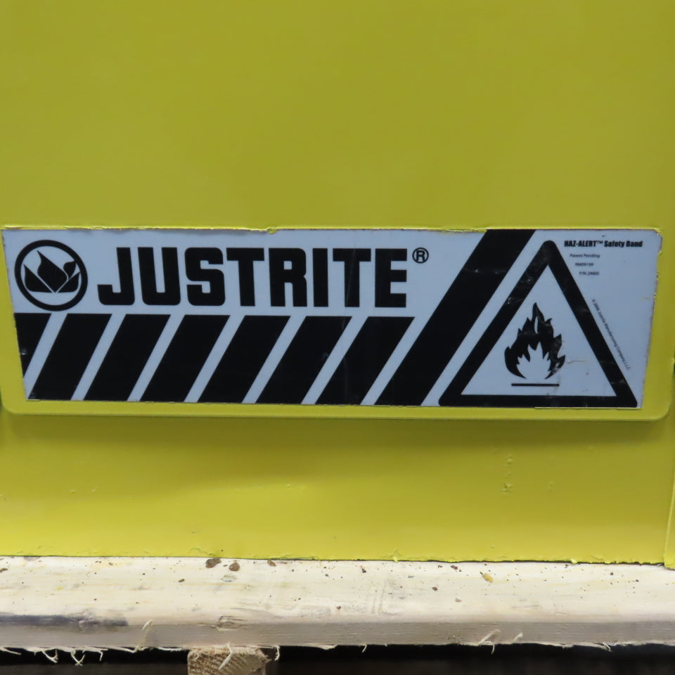 Justrite 899320 55 Gal Flammable Liquid Horizontal Single Drum Storage Cabinet