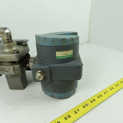 Foxboro 821GM-IS1NH2 Pressure Transmitter 600PSI 12.5-65VDC 4-20mA W/ D0135NH