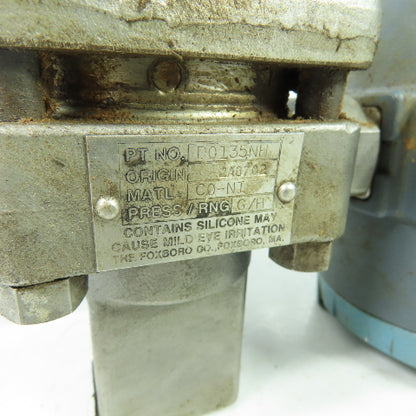 Foxboro 821GM-IS1NH2 Pressure Transmitter 600PSI 12.5-65VDC 4-20mA W/ D0135NH