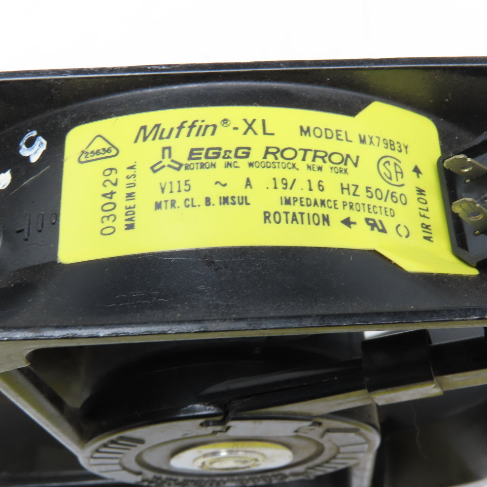 EG&G Rotron MX79B3Y Muffin XL 115V 50/60Hz Cabinet Cooling Fan