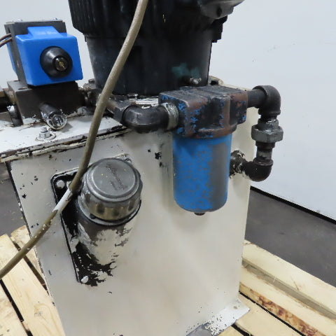 Motion Industries 7.5HP 15 Gallon Hydraulic Power Unit 230/460V 3PH 1.0GPM