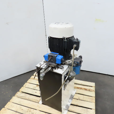 Motion Industries 7.5HP 15 Gallon Hydraulic Power Unit 230/460V 3PH 1.0GPM