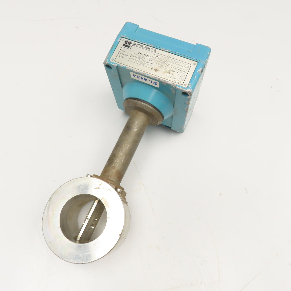 EH FTV 1836-02-A1-1 Swingwirl 2" Liquid Flow Transmitter Vortex 500LPM 14-40VDC