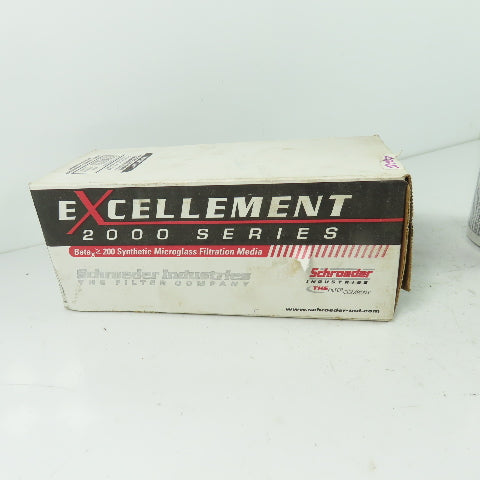 Schroeder KZ3V Excellement 2000 Series Hydraulic Filter Element Replacement
