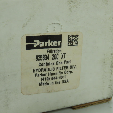 Parker 925834 20C XT Hydraulic Filter Element