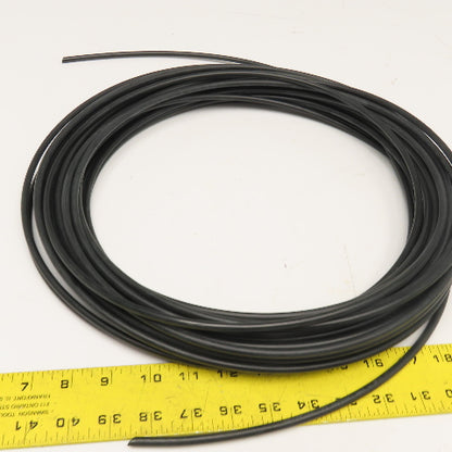 Alkon MNY6-BL-25 6mm x 4mm ID Black Nylon Airline Tubing 75'
