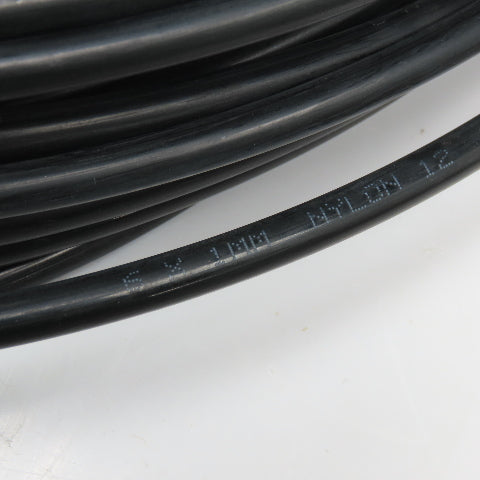 Alkon MNY6-BL-25 6mm x 4mm ID Black Nylon Airline Tubing 75'