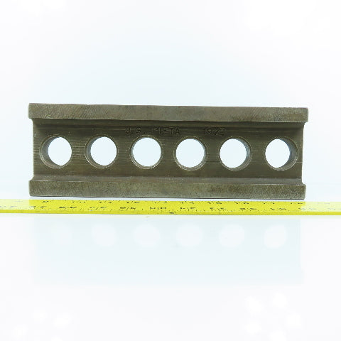 1972 J.G. Pieta 12"L x 4" x 2" W Steel Parallel / Riser Machinist Block Vintage