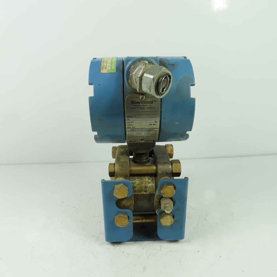 Rosemount 1151GP6E22B2 Pressure Transmitter 45VDC 100PSIG 4-20mA