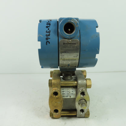 Rosemount 1151GP7E22B2 Pressure Transmitter 45VDC 300PSI 4-20mA