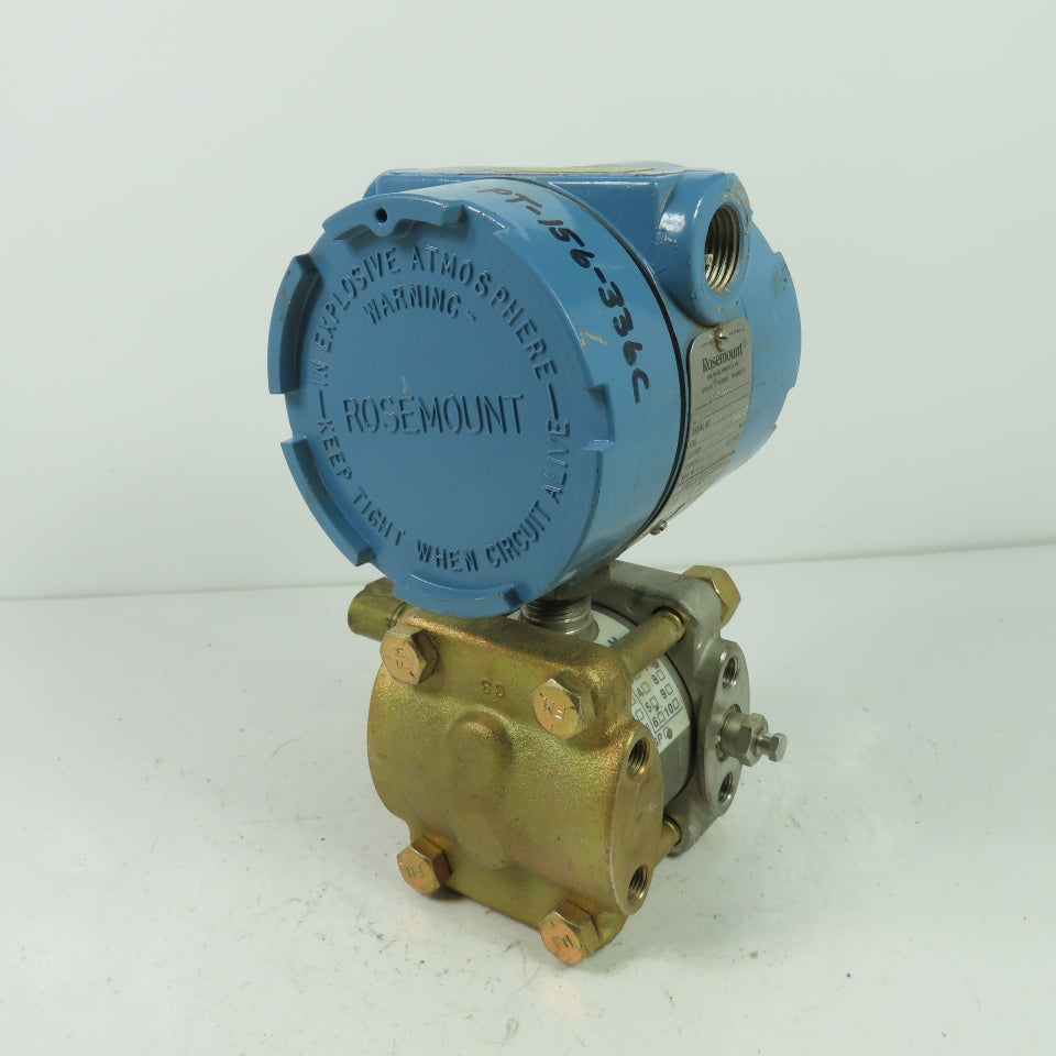 Rosemount 1151GP7E22B2 Pressure Transmitter 45VDC 300PSI 4-20mA