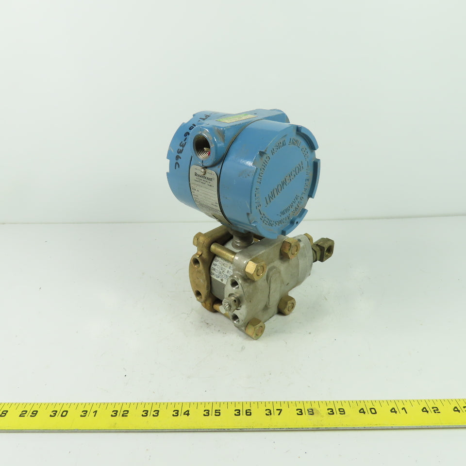 Rosemount 1151GP7E22B2 Pressure Transmitter 45VDC 300PSI 4-20mA
