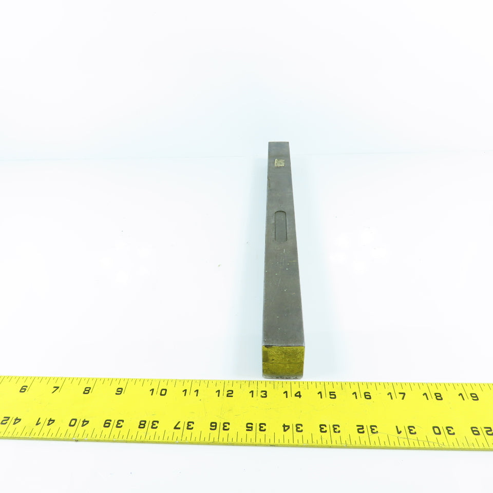 1-1/4" x 1-1/2" x 16" L Rectangular Steel Gage Block GO 16.002" NOGO 16.006"