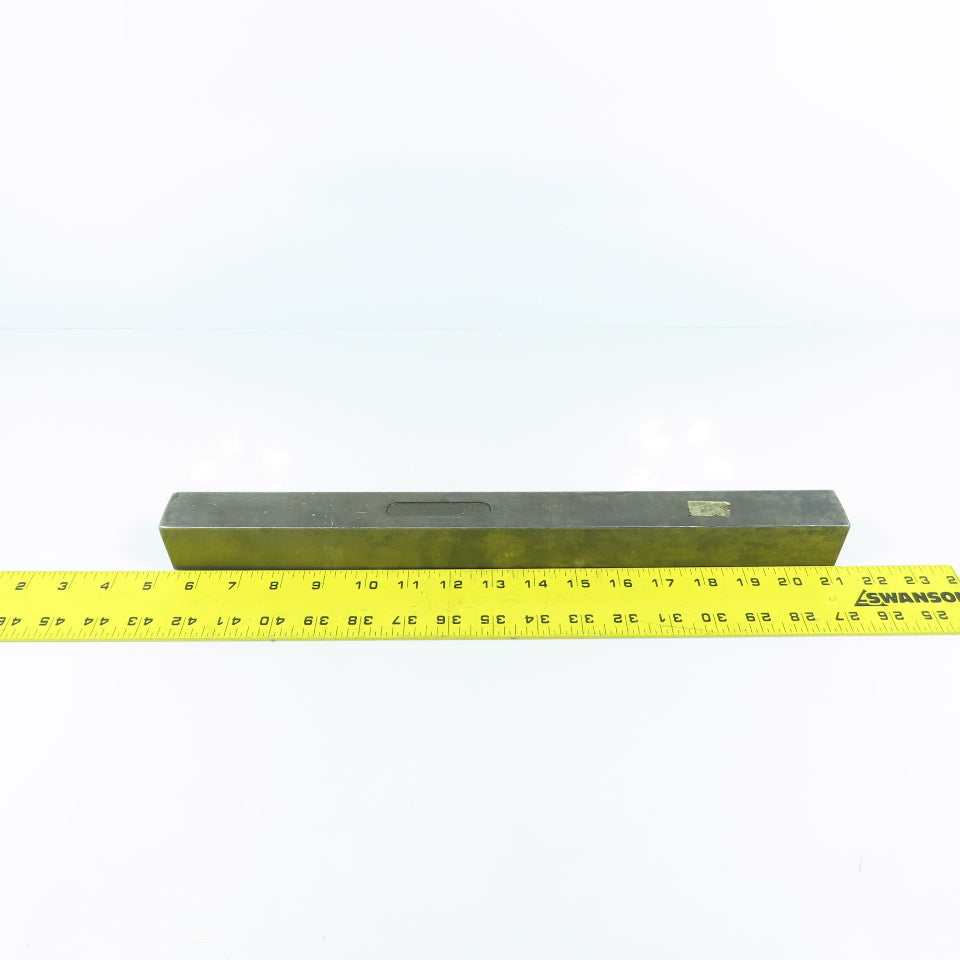 1-1/4" x 1-1/2" x 16" L Rectangular Steel Gage Block GO 16.002" NOGO 16.006"