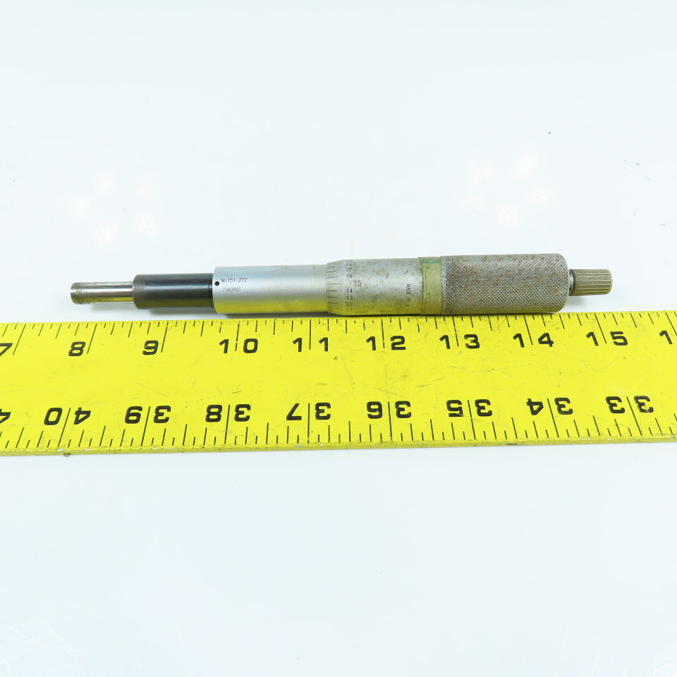 Mitutoyo 151-272 0-2" Micrometer Head 0.001" W/ Ratchet