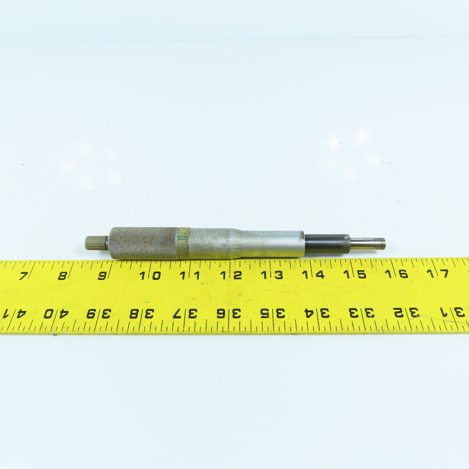 Mitutoyo 151-272 0-2" Micrometer Head 0.001" W/ Ratchet