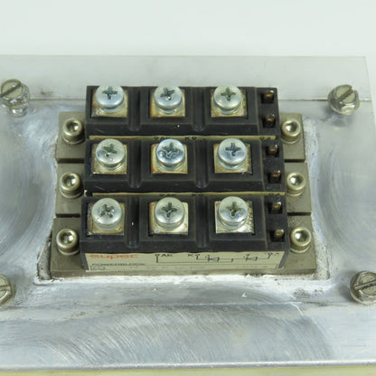 Eupec TT 95 N 12 K0F Power Block Module W/ 5"x6" Aluminum Fin Style Heat Sink