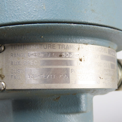 Foxboro RTT10-AQFLS012 Temperature Transmitter 30VDC 4-20mA ST A