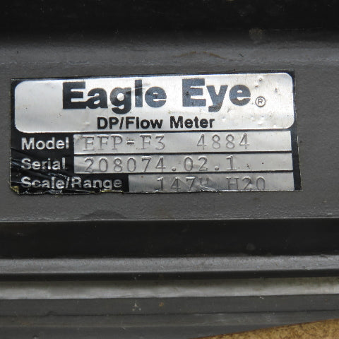 Dieterich Standard EFP-F3 Vertical DP Flow Meter 0-3000GPM 147"/H2O