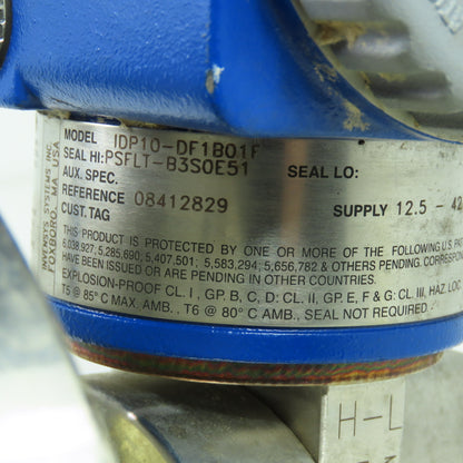 Foxboro IDP10-DF1B01F 12.5-42VDC Differential Pressure Transmitter 7-1/2" Flange