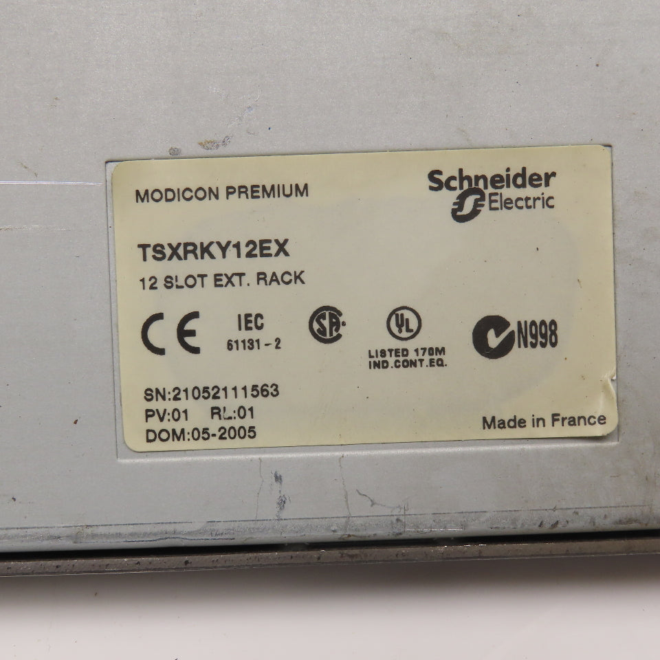 Schneider TSXRKY12EX 12 Slot Extension Rack