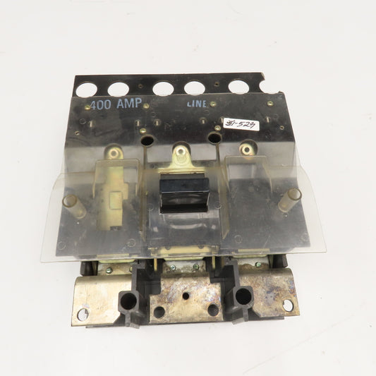 Westinghouse 1288C08G09 400A 3 Pole Circuit Breaker
