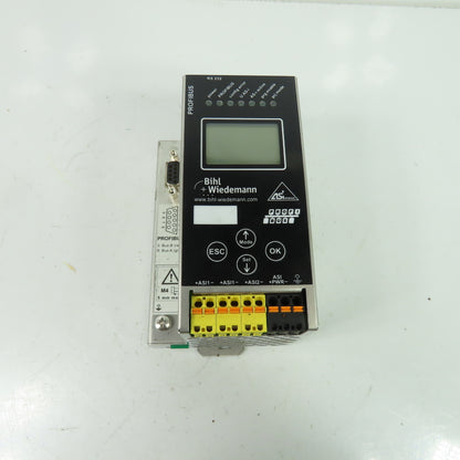 Bihl + Wiedemann BWU1569 Profibus Gateway Stainless Steel 2-Master