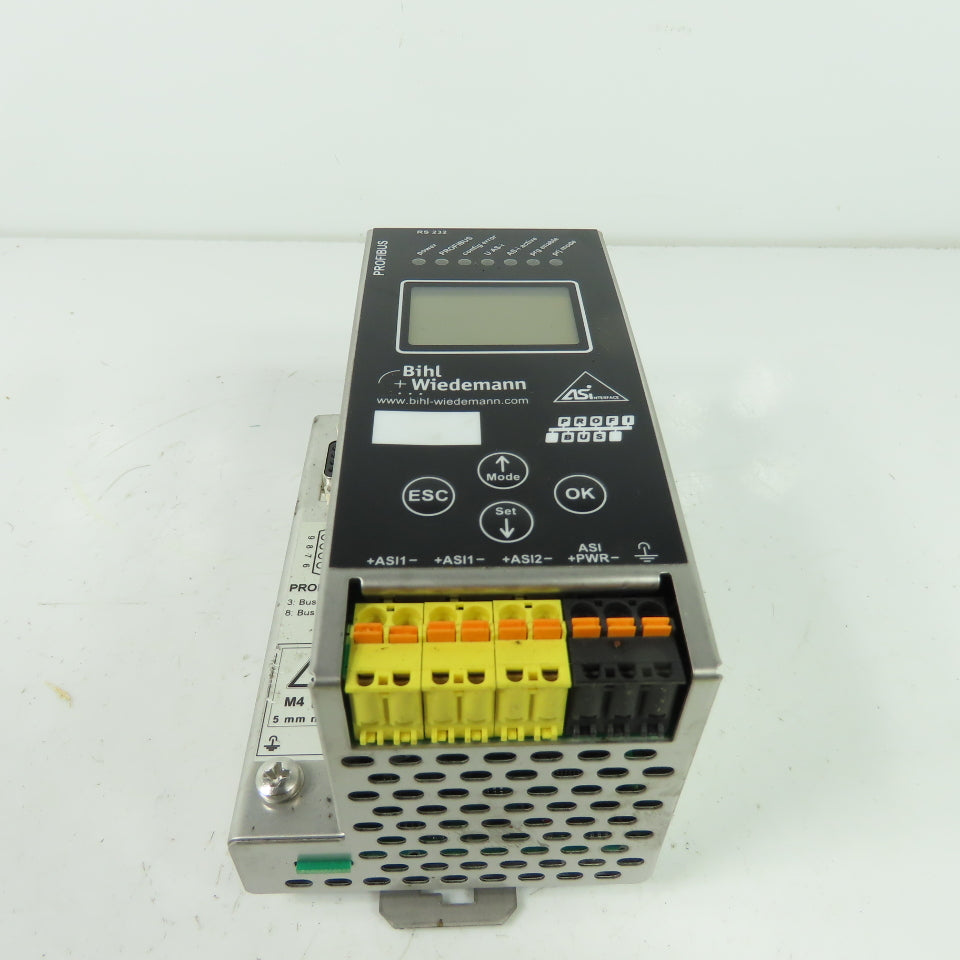 Bihl + Wiedemann BWU1569 Profibus Gateway Stainless Steel 2-Master