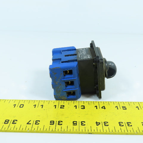 Kraus & Naimer KG25 K300 2-Position Rotary Selector Switch 20HP 40A 600V