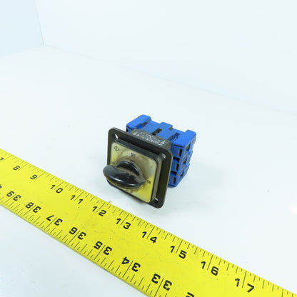Kraus & Naimer KG25 K300 2-Position Rotary Selector Switch 20HP 40A 600V