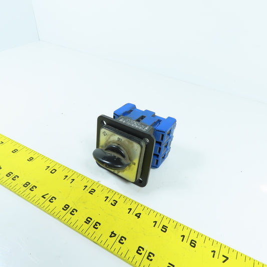 Kraus & Naimer KG25 K300 2-Position Rotary Selector Switch 20HP 40A 600V
