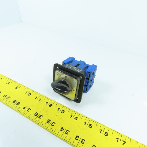 Kraus & Naimer KG25 K300 2-Position Rotary Selector Switch 20HP 40A 600V